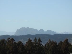 妙義山遠景