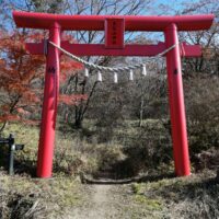 相馬山への入口の鳥居