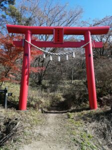 相馬山への入口の鳥居