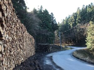 上の沢第2山元土場