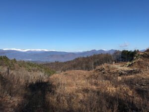 上越の山々が一望