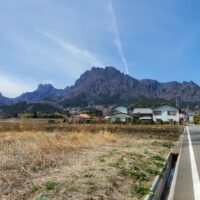 越泉地区から表妙義全景