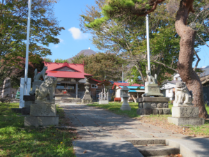 兵主神社と釜臥山