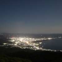 釜臥山展望台から見た夜景