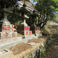 上社手前のの参道