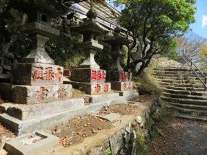 上社手前のの参道