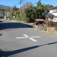 海底地蔵尊の四つ辻