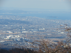 江の島が見える