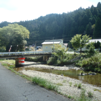 上流から見た桑原橋