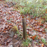 秣森お助け小屋跡（栗駒古道に複数あったお助け小屋の一つ。秋田日記の著者、熊谷新右衛門も宿泊した。）