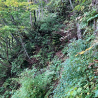 急斜面トラバース