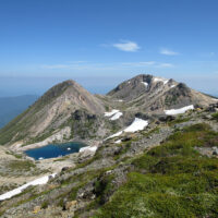 剣ヶ峰と御前峰