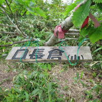 口長倉山：1660.5m、登山道脇の明瞭でないピーク