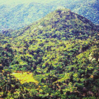 花之江河と高盤岳