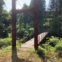 玉川大橋を渡って萱野峠へ