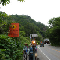 鷹ノ巣トンネル手前で国道113号に合流