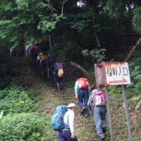 大内渕地内国道113号から榎峠へ