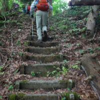榎峠入口の階段