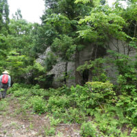 畑銅鉱山の選鉱場跡