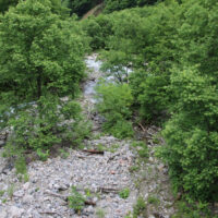 白沢が篭川に合流