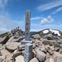 白山山頂の御前峰