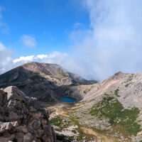 御前峰から大汝峰