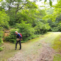 地道に入り大御影山に向かう