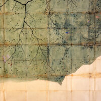 木屋平分間村絵図 明治12年写部分