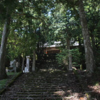 富士ノ池本坊への階段