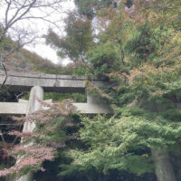 1合目にある石の鳥居