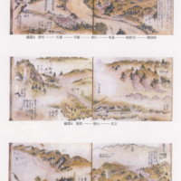 新発田より江戸道中図