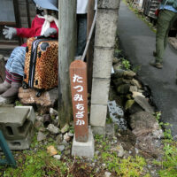 たつみちざか入口：秩父御岳山への分岐