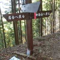 杉ノ峠道標