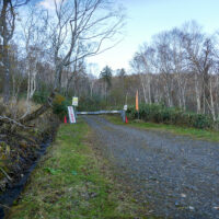 中山林道のゲートから入る