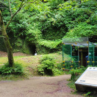 龍源寺間歩：間歩とは鉱山の掘り口のことで、龍源寺間歩は世界遺産・石見銀山遺跡の中で唯一、常時公開されている坑道。中は冬あたたかく夏はひんやりとしている。壁面には当時ノミで掘り進んだ跡がそのまま残っており、また排水のため垂直に100ｍも掘られた竪坑も見ることができ、石見銀山絵巻等の展示もあるなど、当時の石見銀山の姿を体感できる場所。龍源寺間歩は江戸時代中頃に開発されたもので、長さは600ｍに及ぶ。