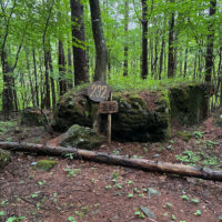 途中に現れる畳岩