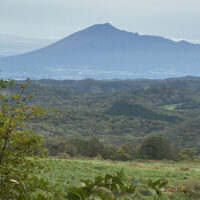 すぐ手前の左手に岩手山展望ポイント