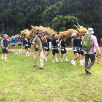 水源公園祭り、龍の奉納