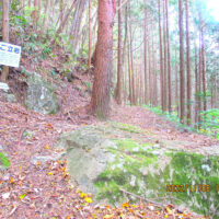 籠立岩、お殿様も籠を止めて休みました