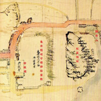 文化5年（1808年）廿日市絵図の御船屋敷