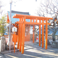 御船屋敷にあった稲生神社は天神にある稲荷神社に令和5年2月合祀された