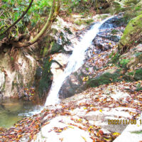 観音滝は少し離れている。足元注意