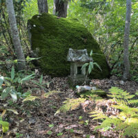 祠がある姥石らしき石