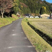 柿木山側の街道