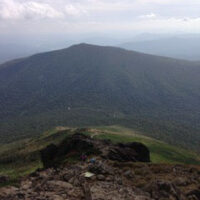 早池峰山から望む薬師岳